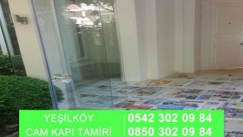 Yeşilköy Cam Kapı Tamiri