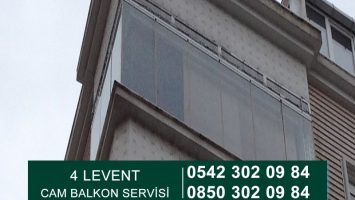4 Levent Cam Balkon Servisi