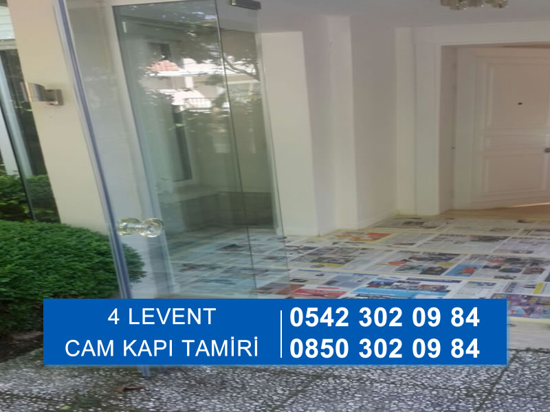 4 Levent Cam Kapı Servisi
