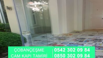 Çobançeşme Cam Kapı Tamiri