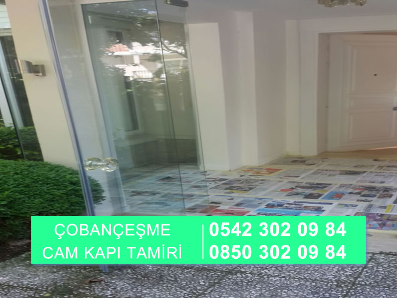 Çobançeşme Cam Kapı Tamiri