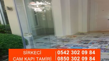 Sirkeci Cam Kapı Tamiri