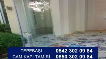 Tepebaşı Cam Kapı Tamiri