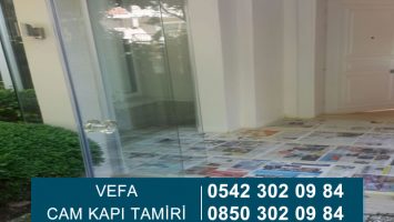Vefa Cam Kapı Tamiri